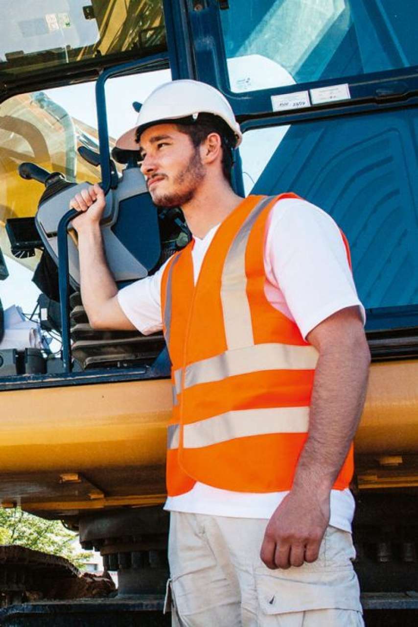 SAFETY / FUNCTIONAL VEST "HANNOVER" - FOUR REFLECTIVE STRIPES