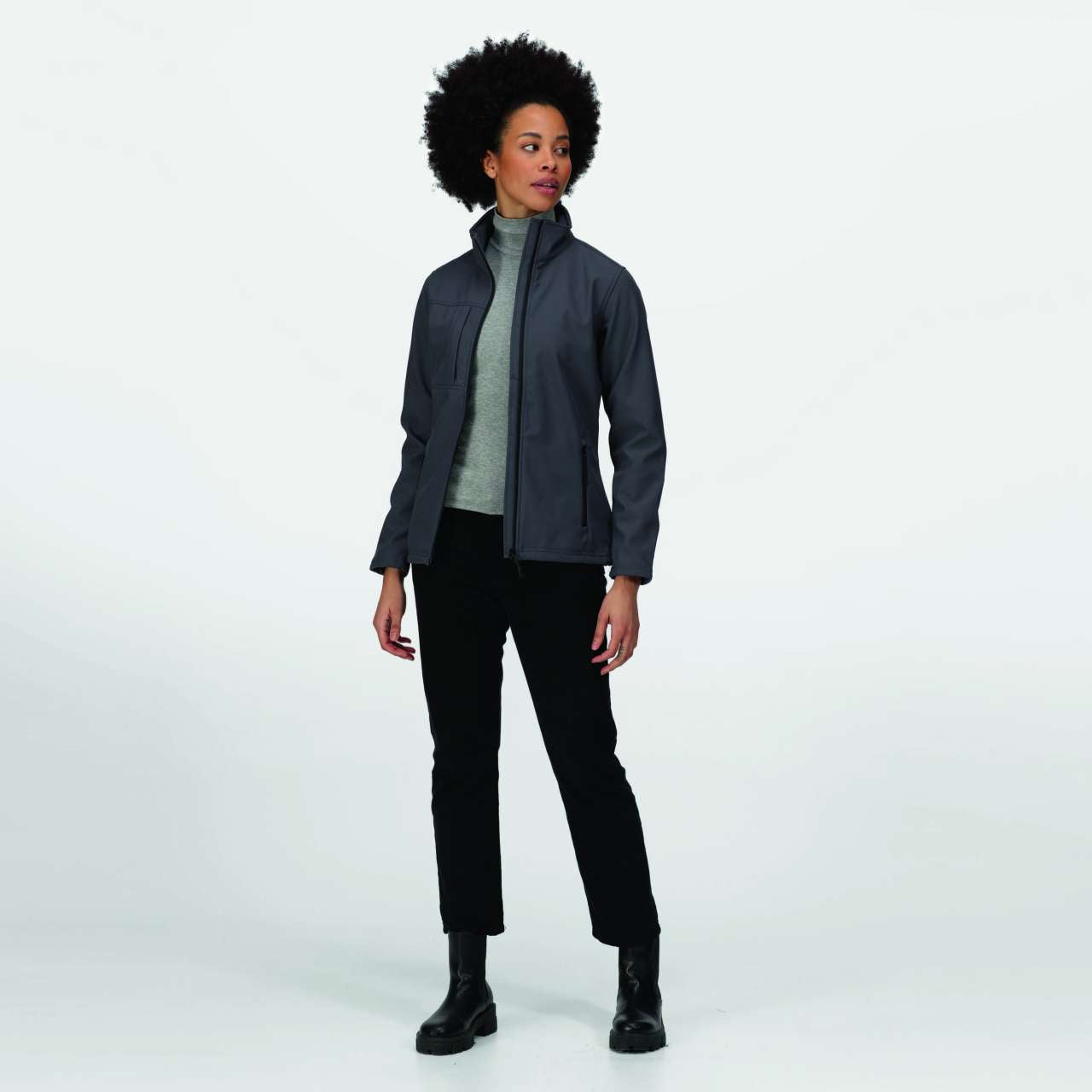 OCTAGON II DRUCKBARE 3-LAGIGE MEMBRAN-SOFTSHELL-JACKE FÜR DAMEN