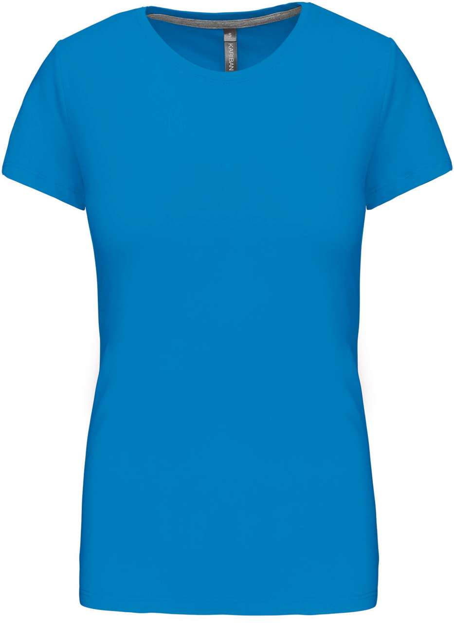 LADIES' SHORT SLEEVE CREW NECK T-SHIRT