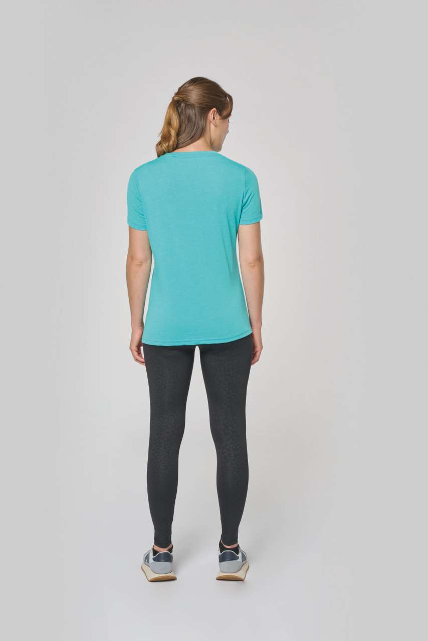 T-SHIRT DE SPORT À COL ROND TRIBLEND POUR FEMME
