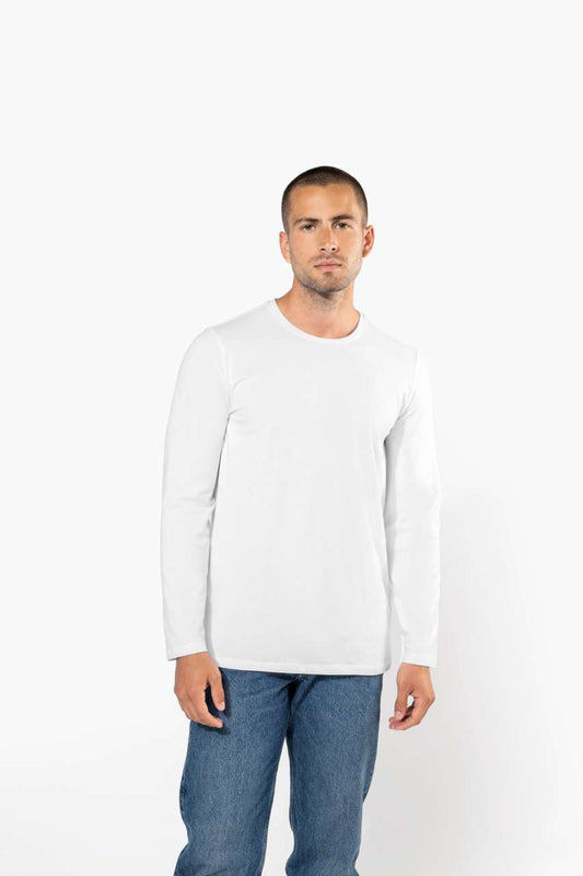 MEN'S LONG-SLEEVED CREW NECK T-SHIRT