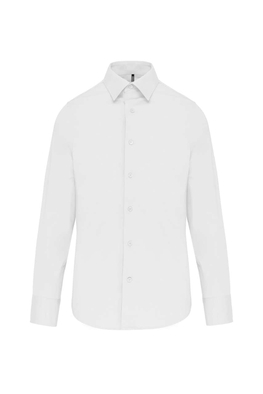 CHEMISE AJUSTÉE À MANCHES LONGUES POUR HOMMES SANS REPASSAGE