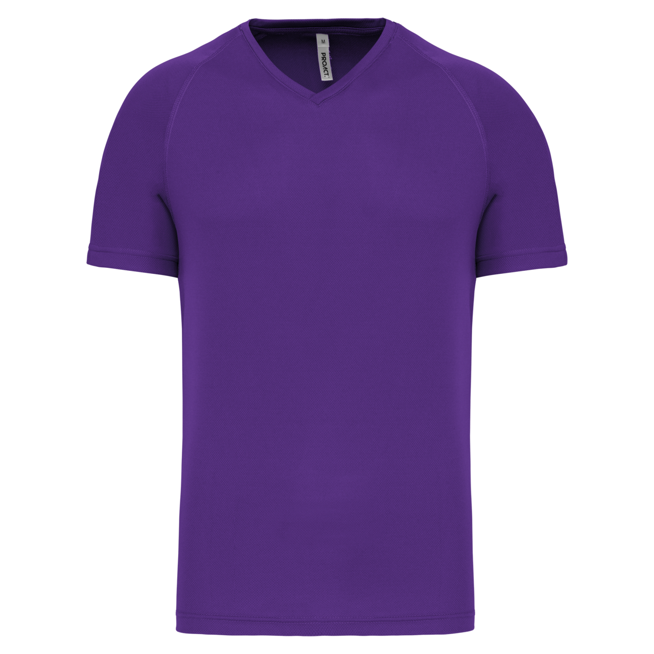 T-SHIRT DE SPORT À MANCHES COURTES ET COL EN V POUR HOMME