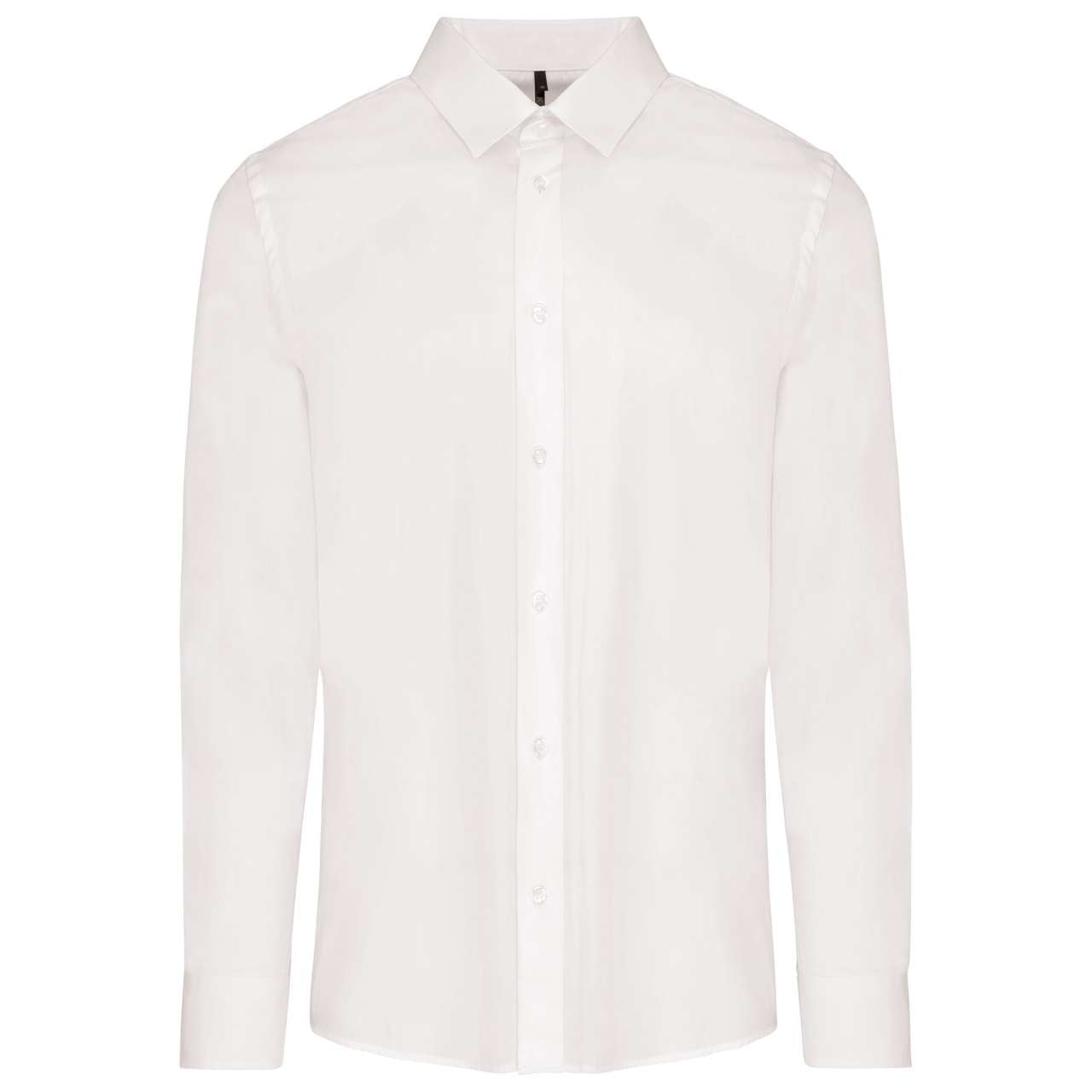 CHEMISE EN POPELINE DE COTON À MANCHES LONGUES POUR HOMME