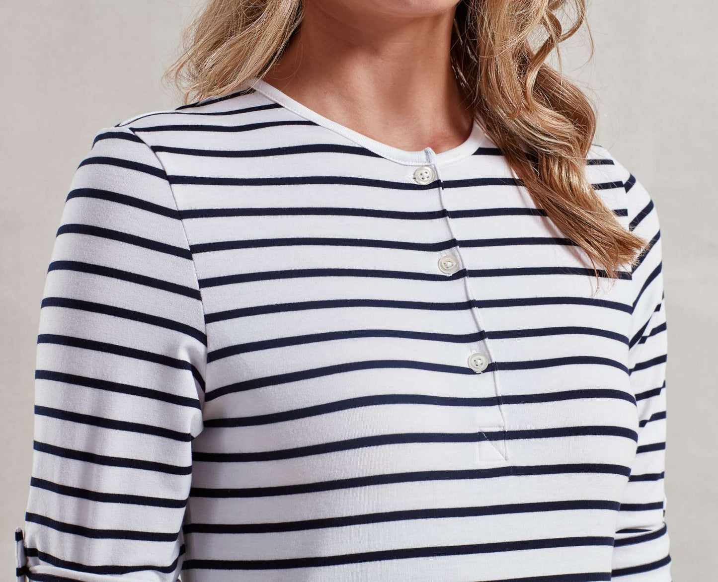 WOMEN'S LONG JOHN ROLL SLEEVE TEE