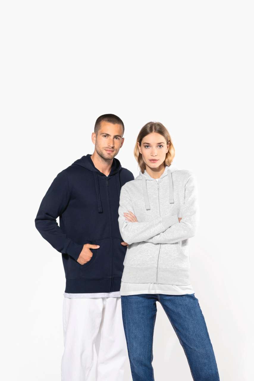 SWEAT-SHIRT À CAPUCHE AVEC FERMETURE ÉCLAIR POUR FEMME