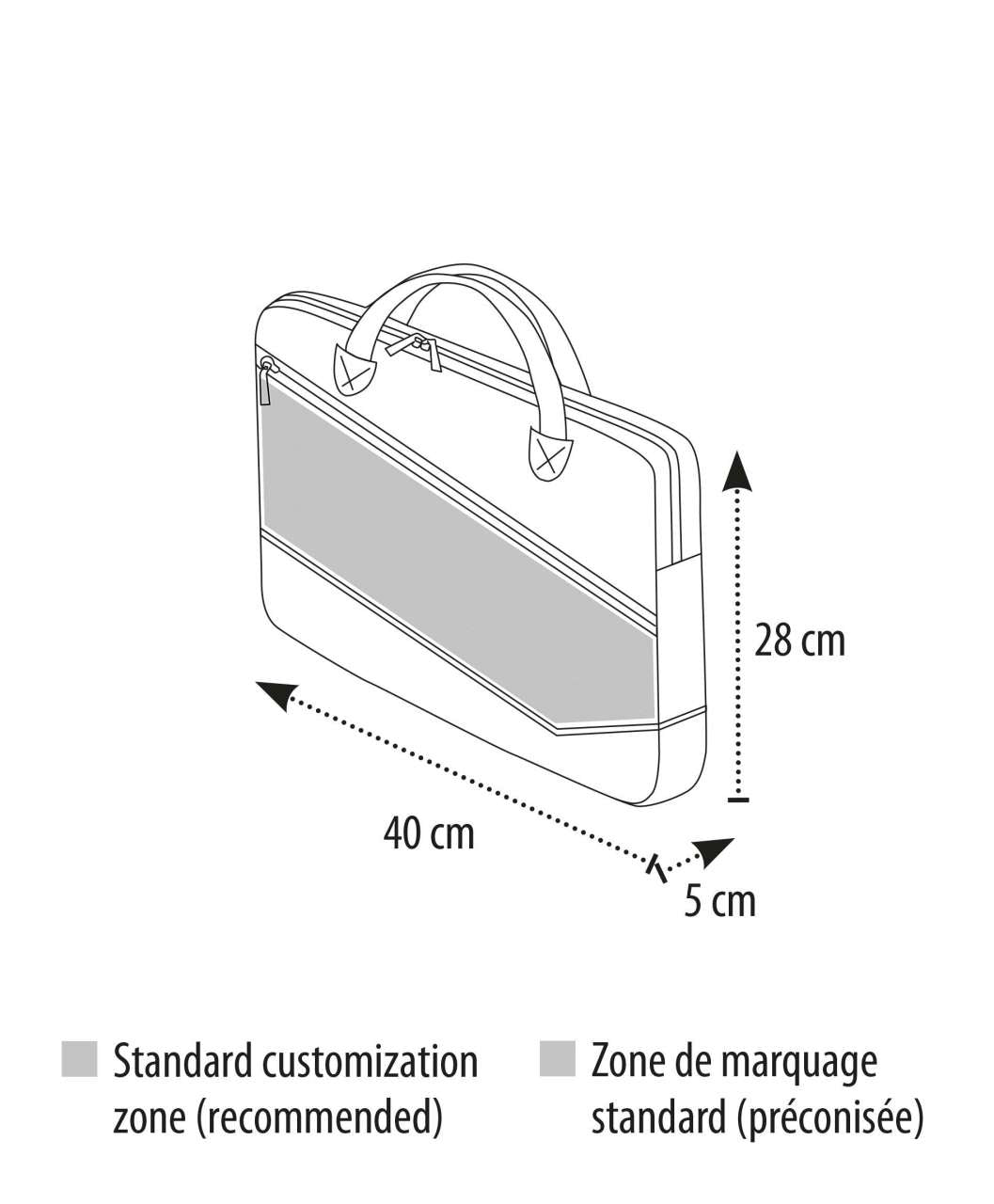 SOL'S MANHATTAN - 600D POLYESTER BRIEFCASE