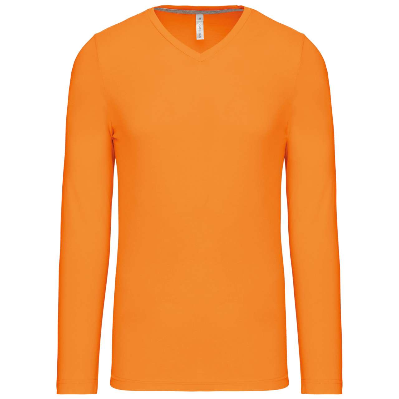 MEN'S LONG-SLEEVED V-NECK T-SHIRT