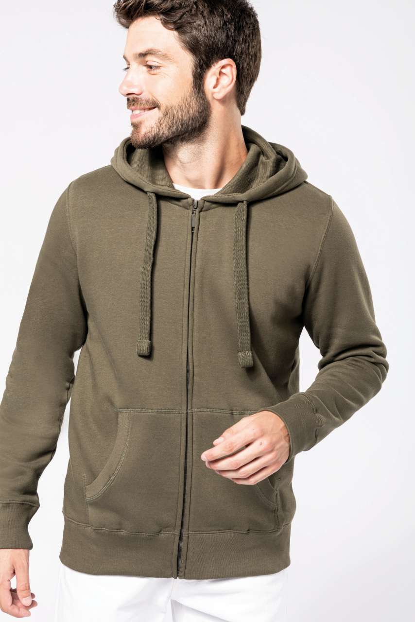 SWEAT-SHIRT À CAPUCHE AVEC FERMETURE ÉCLAIR POUR HOMME