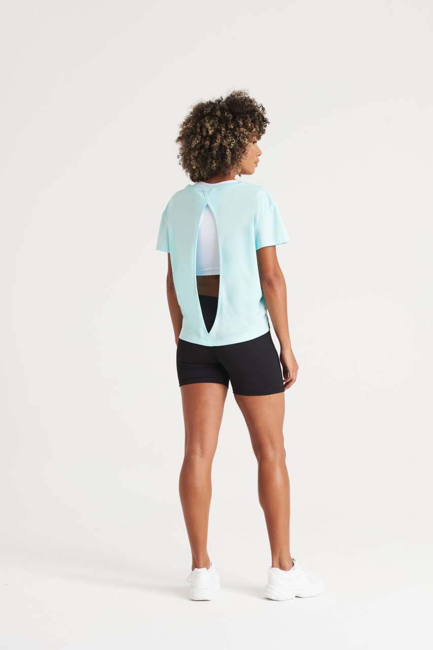 WOMEN'S OPEN BACK T