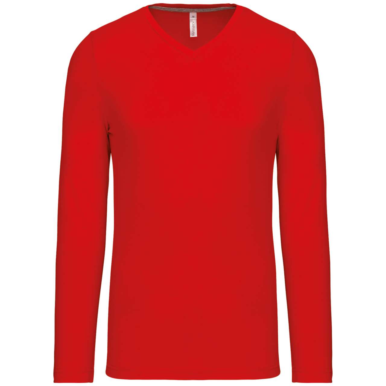 MEN'S LONG-SLEEVED V-NECK T-SHIRT