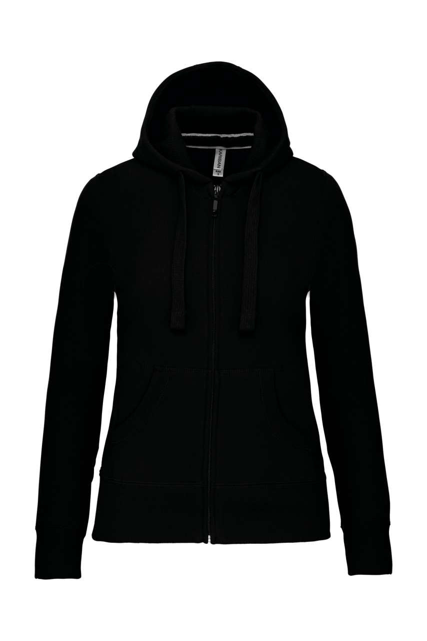 SWEAT-SHIRT À CAPUCHE AVEC FERMETURE ÉCLAIR POUR FEMME