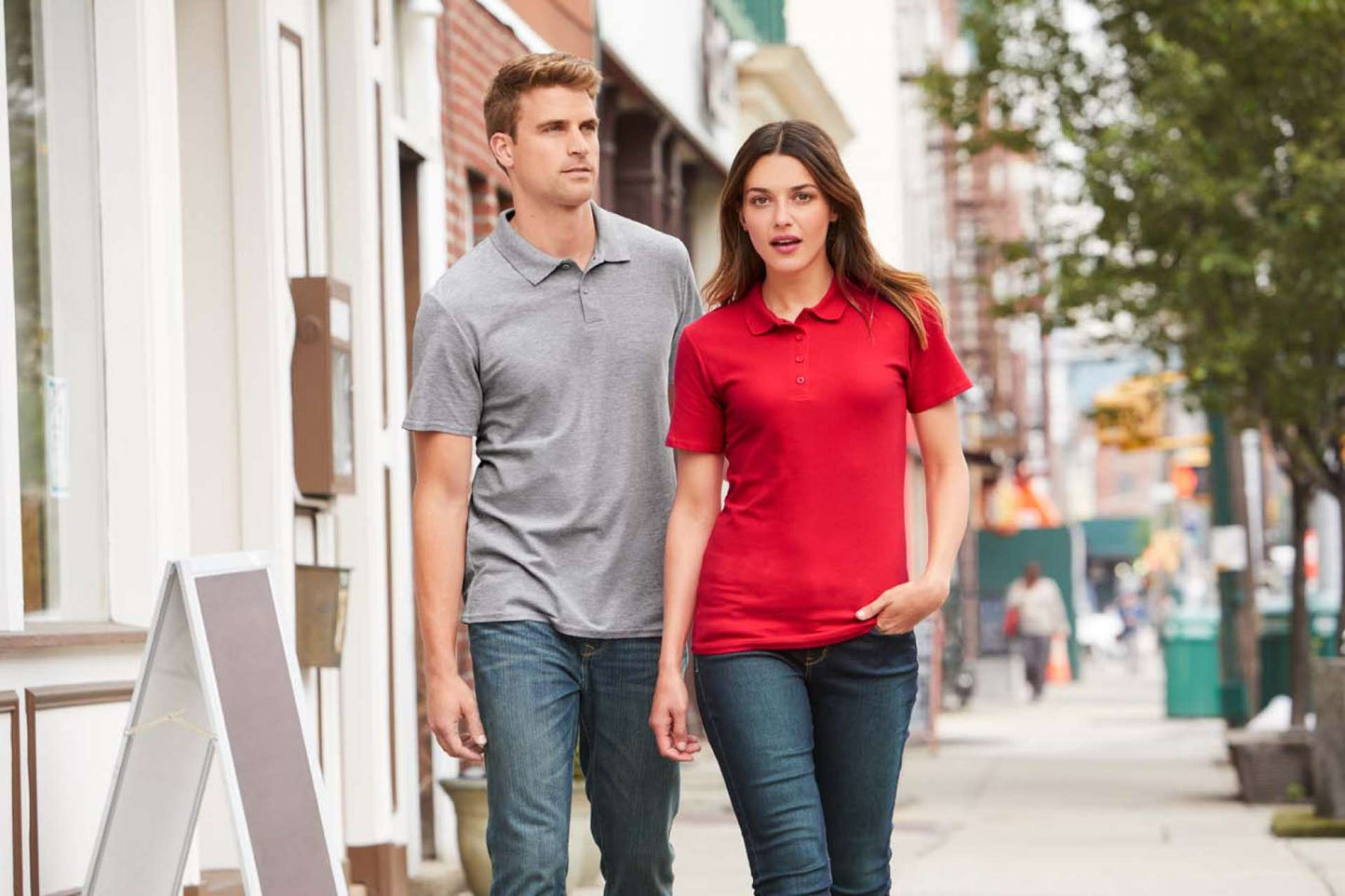 POLO SOFTSTYLE® ADULTE DOUBLE PIQUÉ