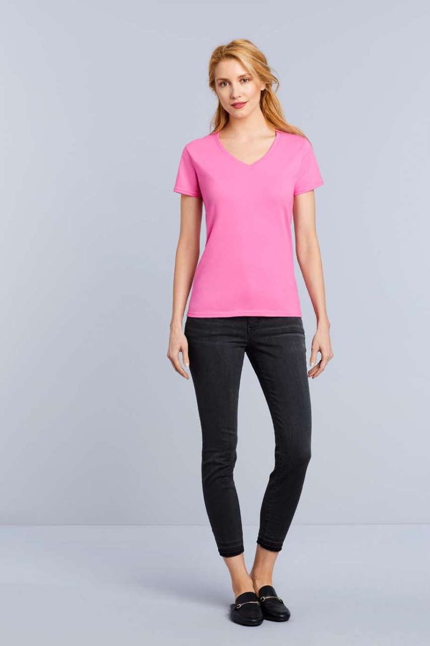 PREMIUM COTTON® LADIES' V-NECK T-SHIRT