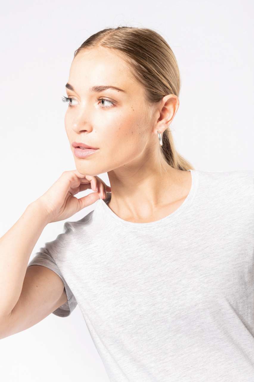 LADIES' SHORT SLEEVE CREW NECK T-SHIRT