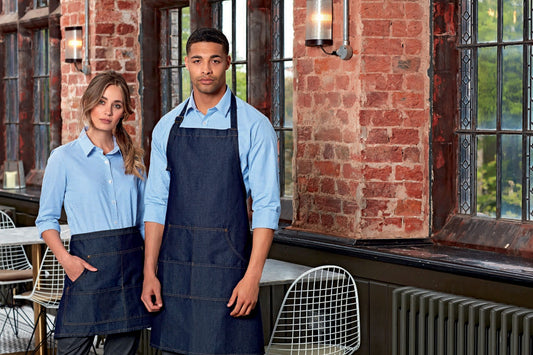 JEANS STITCH DENIM WAIST APRON