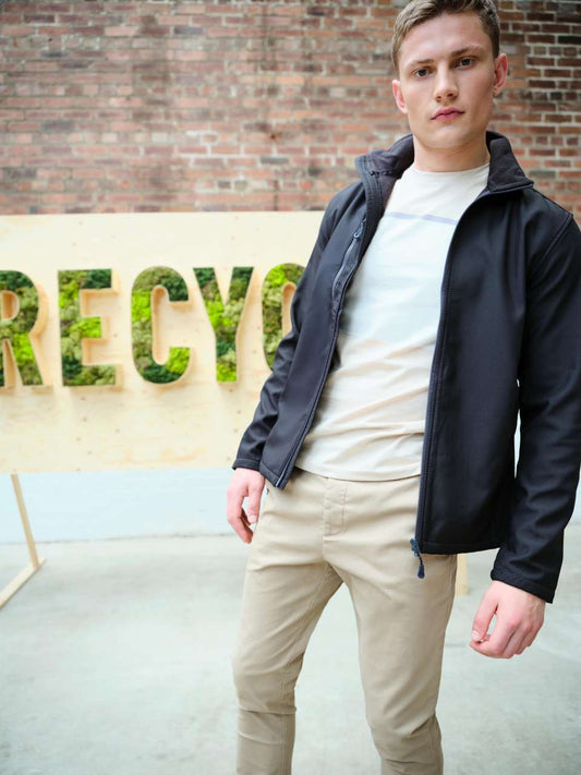 HONESTLY MADE RECYCLED PRINTABLE SOFTSHELL JACKET