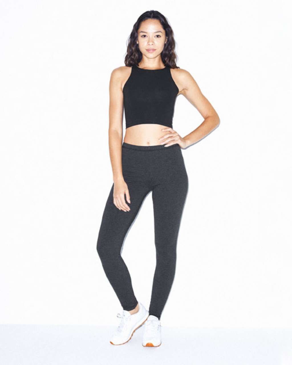 WOMEN'S COTTON SPANDEX CROP TANK