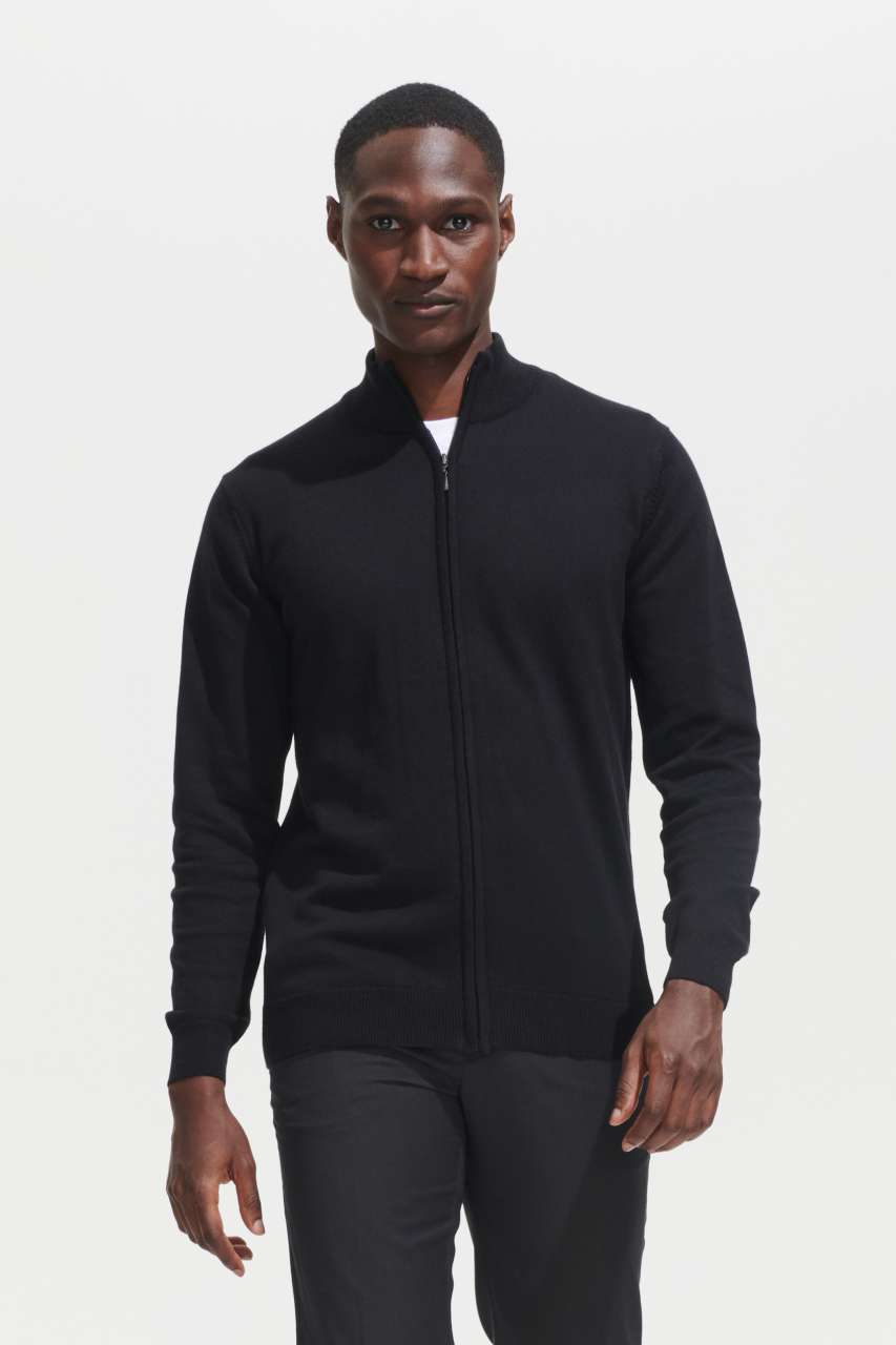 CARDIGAN EN MAILLE ZIPPÉ POUR HOMME SOL'S GORDON