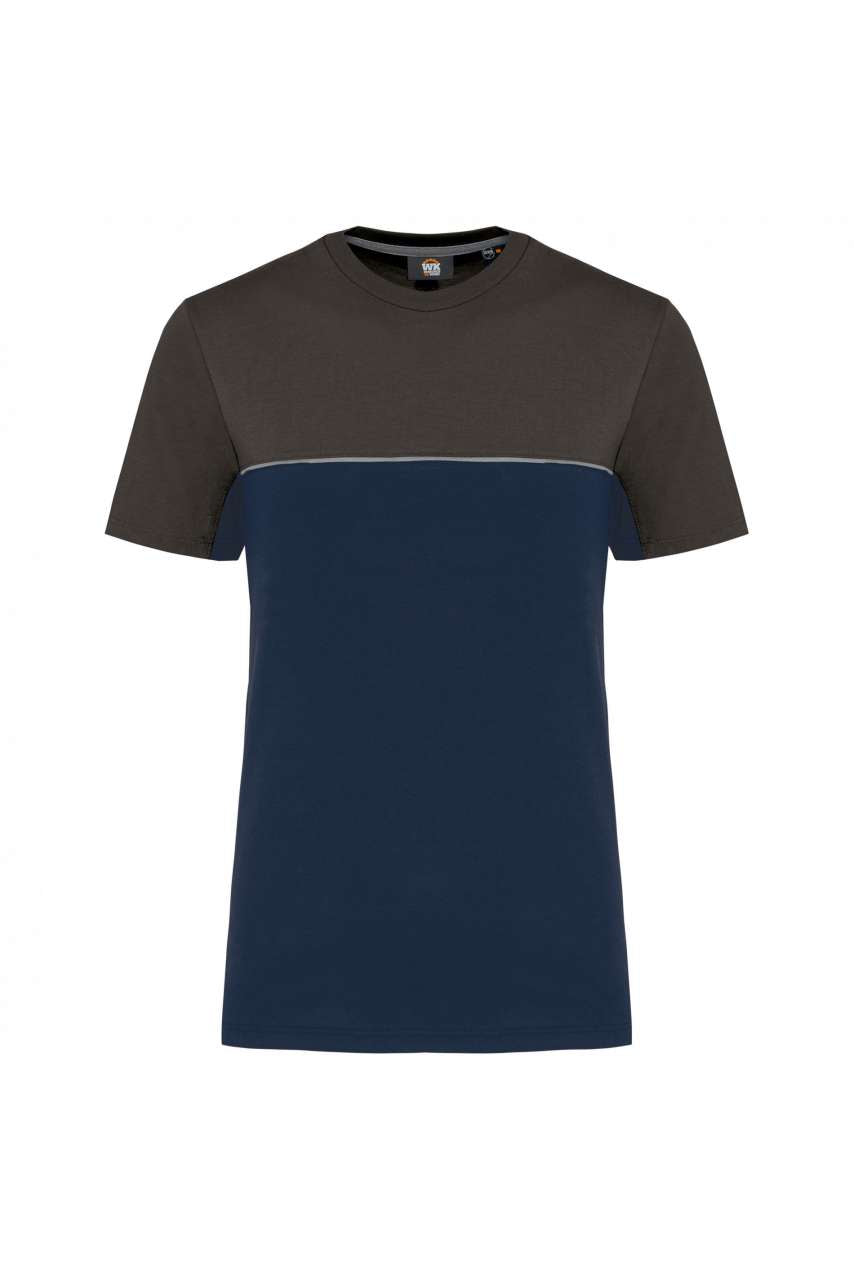 UNISEX ECO-FRIENDLY SHORT SLEEVE TWO-TONE T-SHIRT