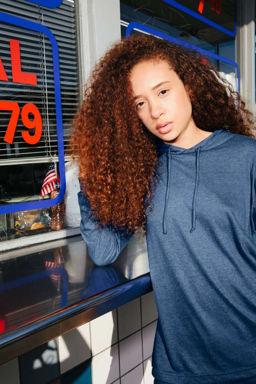 UNISEX TRI-BLEND L/S HOODIE