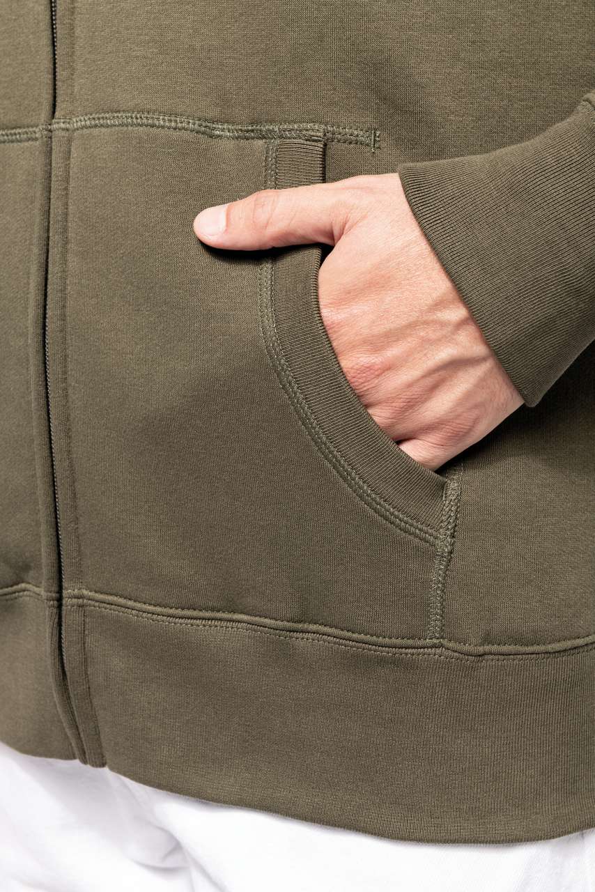 SWEAT-SHIRT À CAPUCHE AVEC FERMETURE ÉCLAIR POUR HOMME