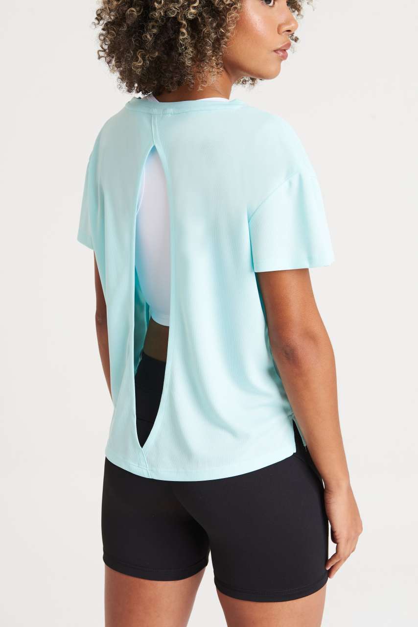 WOMEN'S OPEN BACK T