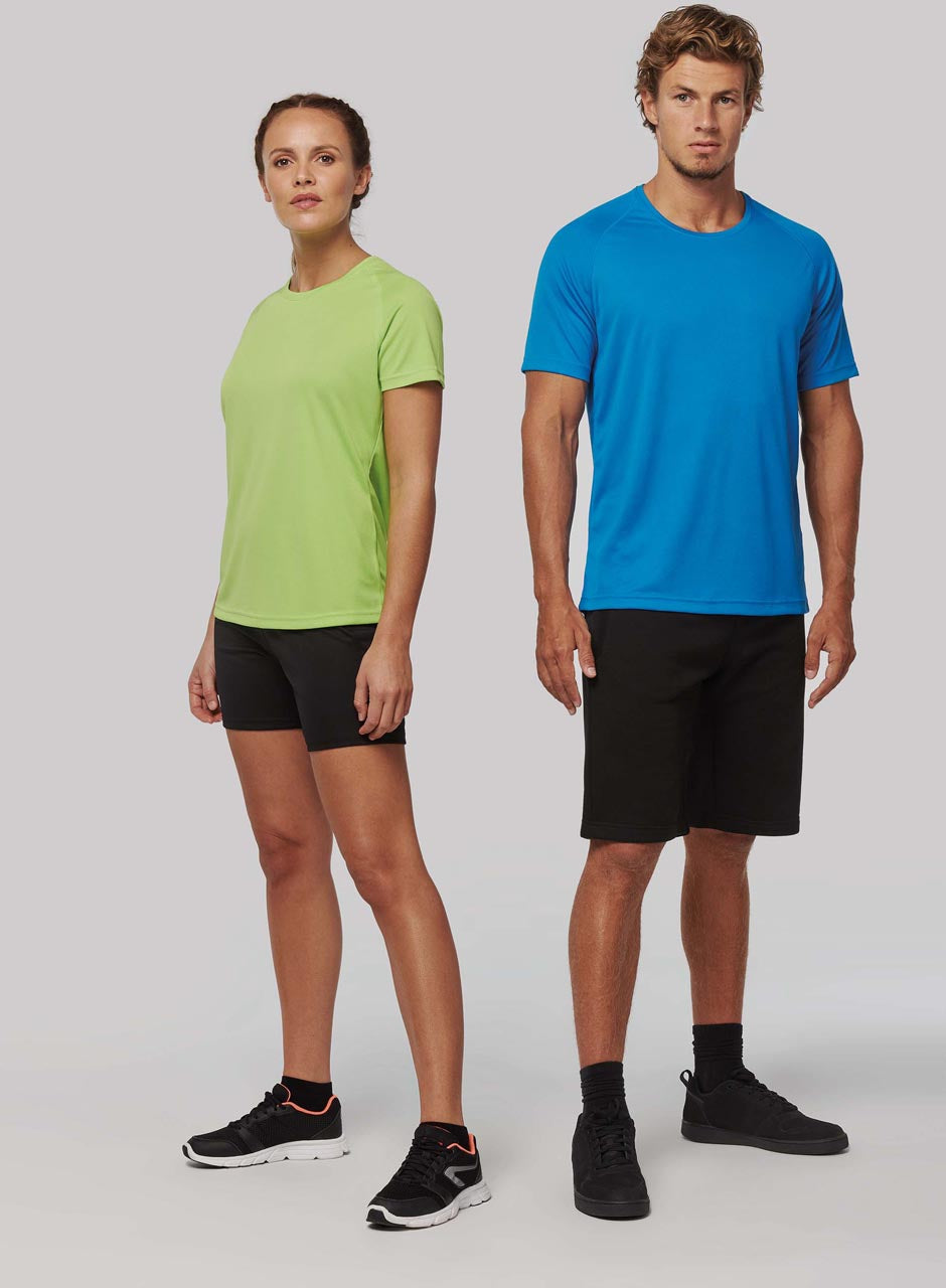 T-SHIRT DE SPORT COL ROND RECYCLÉ POUR FEMME