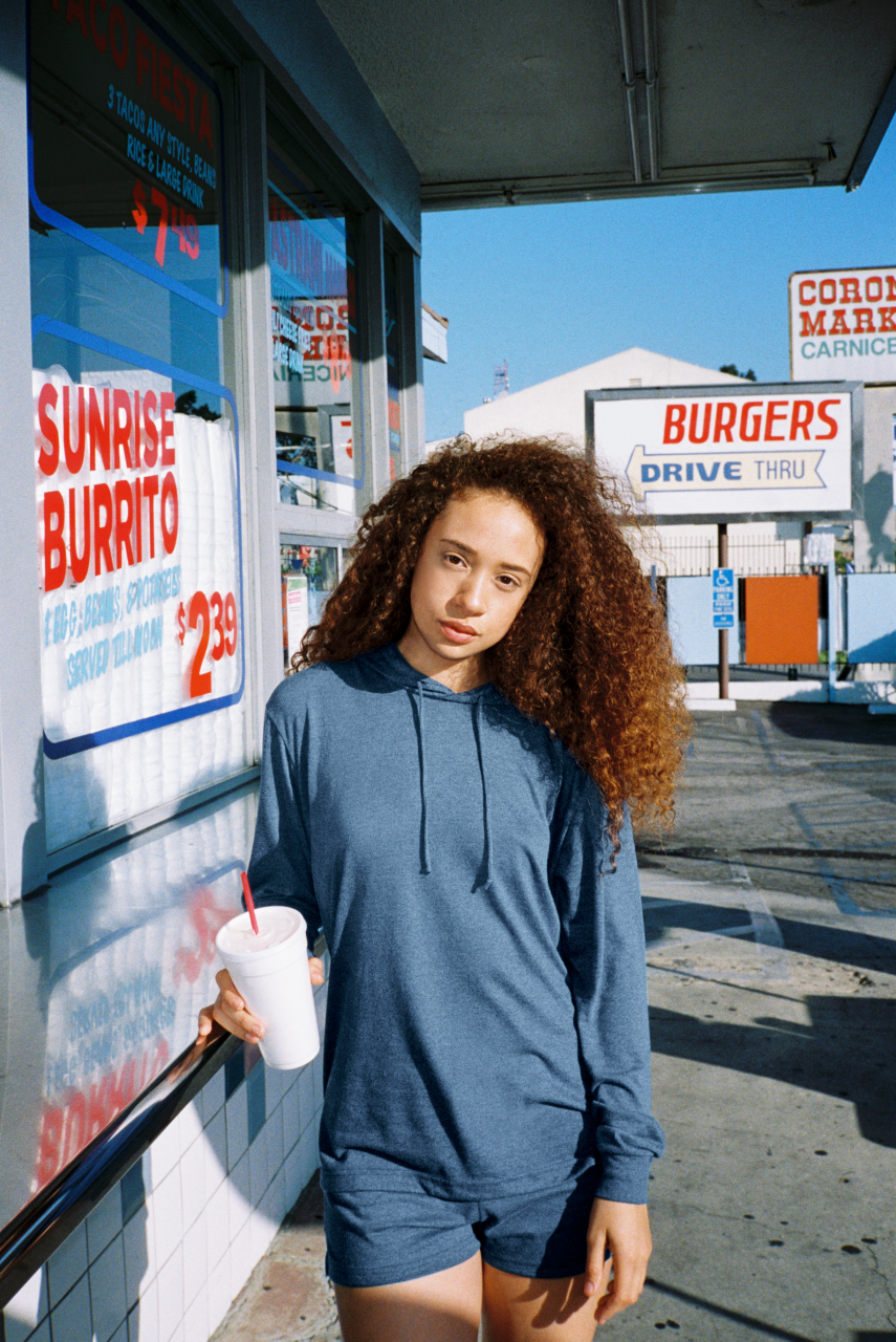 UNISEX TRI-BLEND L/S HOODIE