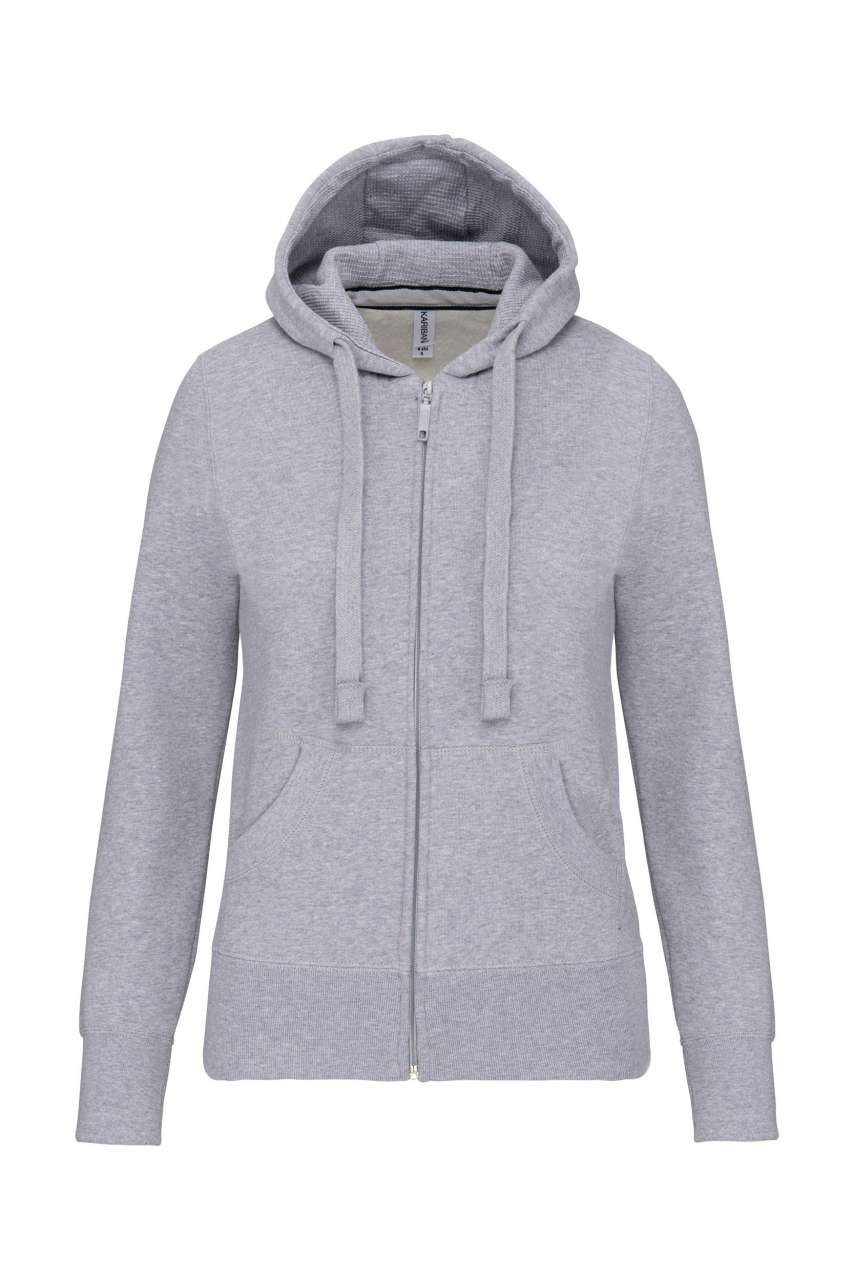 SWEAT-SHIRT À CAPUCHE AVEC FERMETURE ÉCLAIR POUR FEMME