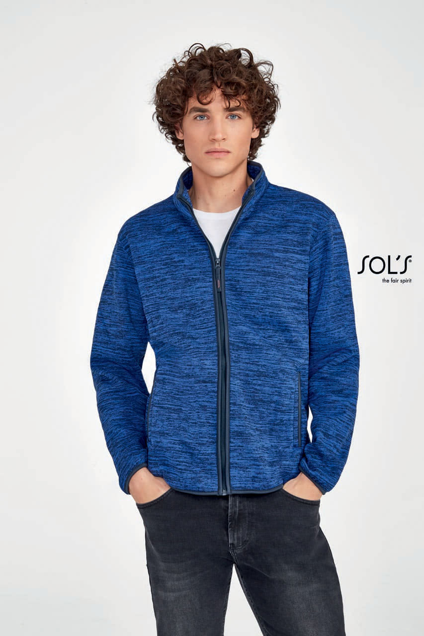 SOL'S TURBO - KNITTED FLEECE JACKET