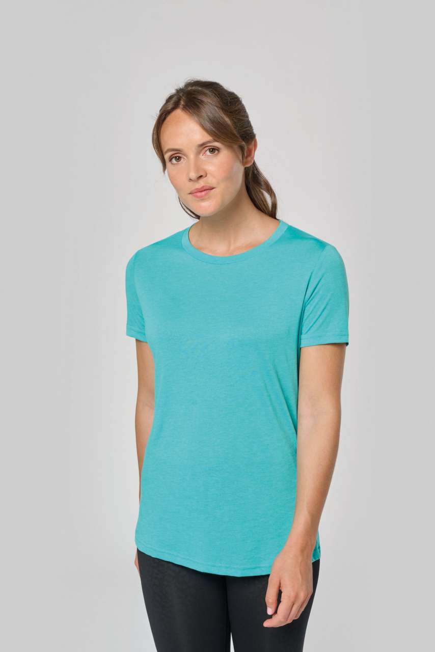T-SHIRT DE SPORT À COL ROND TRIBLEND POUR FEMME