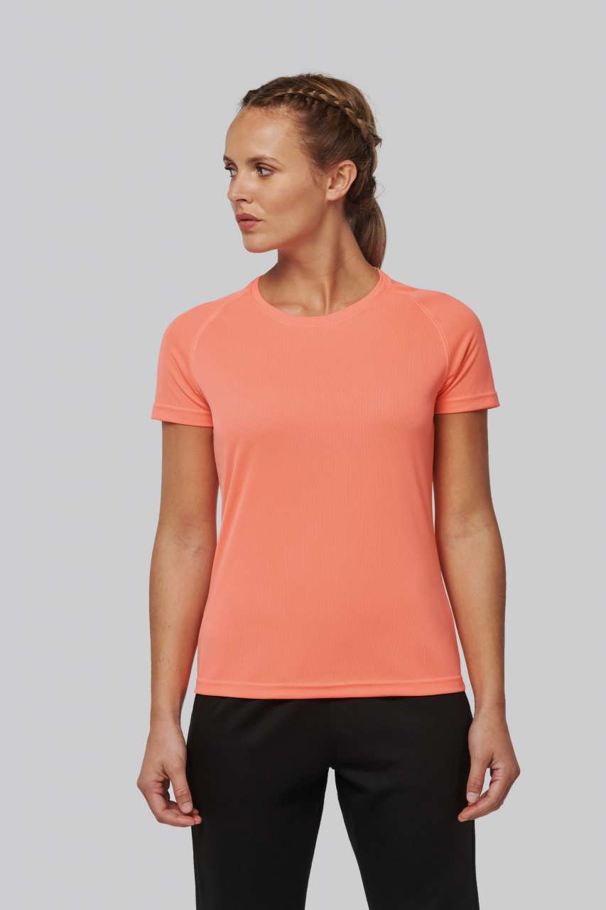 LADIES' SHORT-SLEEVED SPORTS T-SHIRT