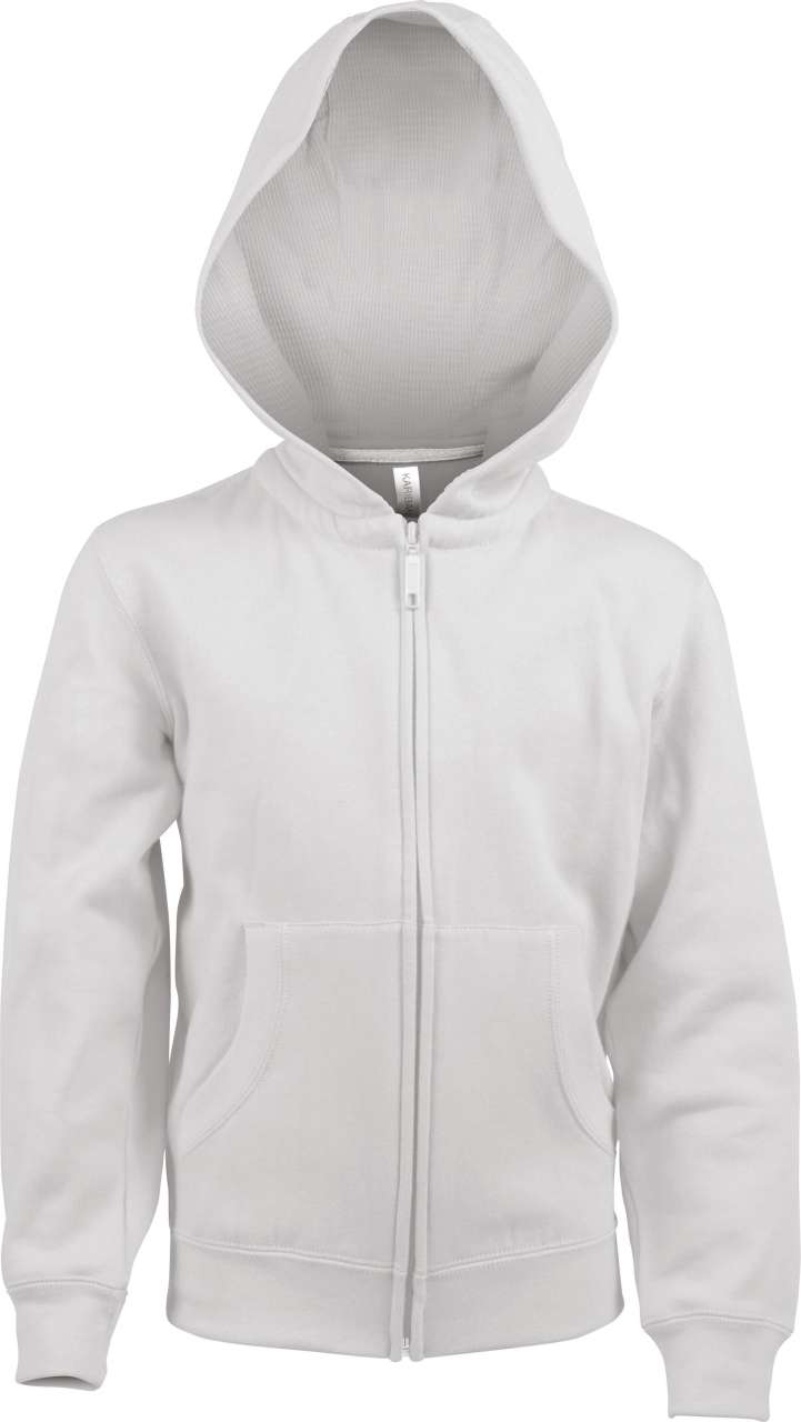 SWEAT-SHIRT À CAPUCHE AVEC FERMETURE ÉCLAIR ENTIÈRE POUR ENFANTS