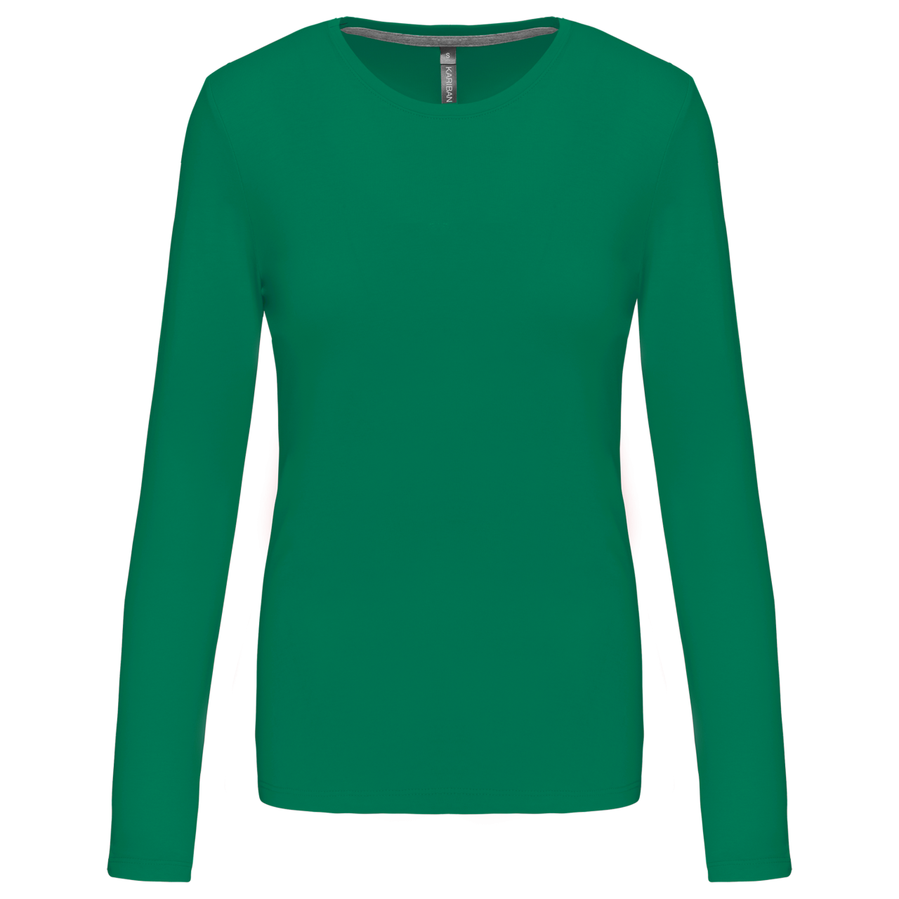 LADIES' LONG-SLEEVED CREW NECK T-SHIRT