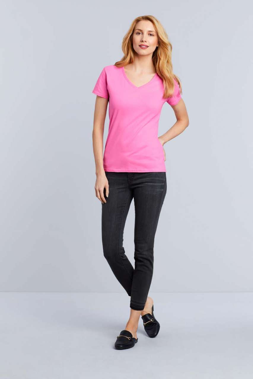 PREMIUM COTTON® LADIES' V-NECK T-SHIRT