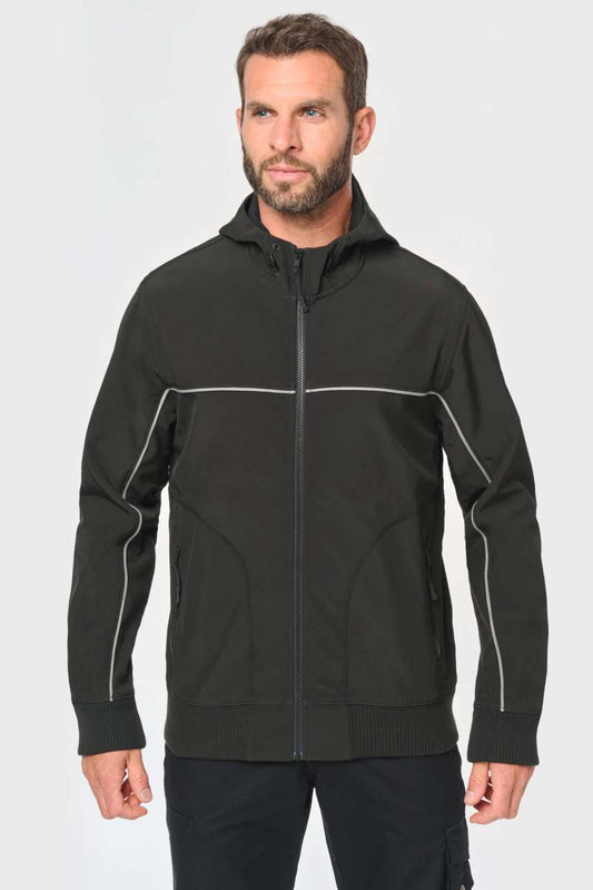 UNISEX 3-LAYER TWO-TONE BIONIC SOFTSHELL JACKET