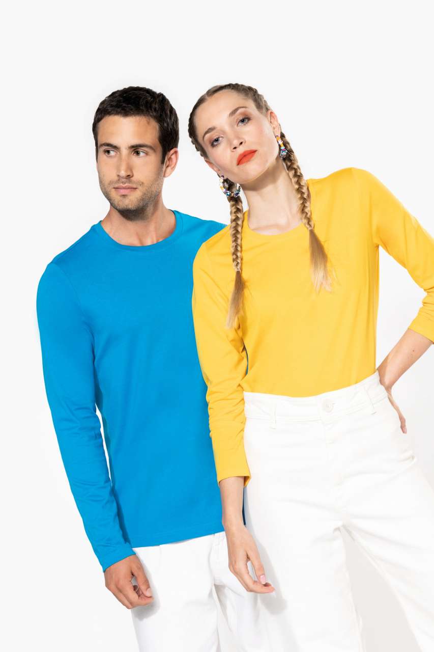 MEN'S LONG-SLEEVED CREW NECK T-SHIRT