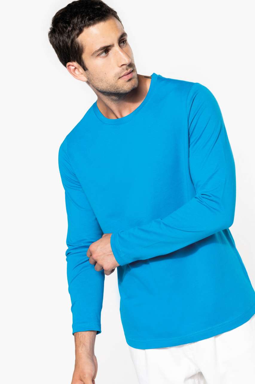 MEN'S LONG-SLEEVED CREW NECK T-SHIRT