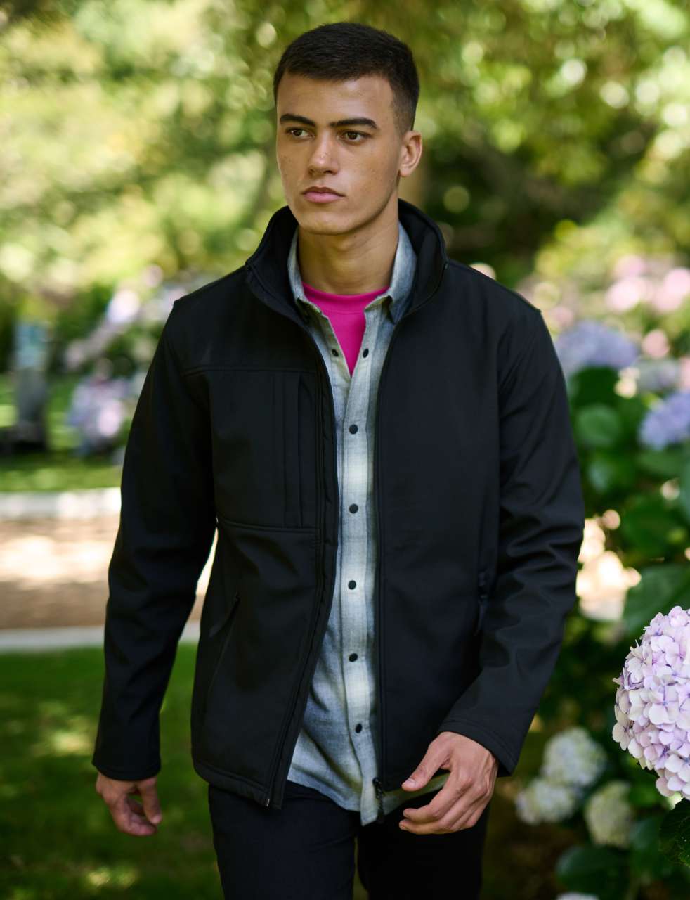 OCTAGON II DRUCKBARE 3-LAGIGE MEMBRAN-SOFTSHELL-JACKE FÜR HERREN