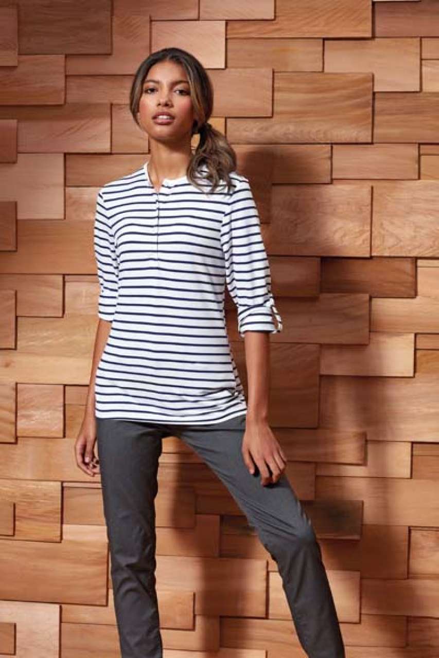 WOMEN'S LONG JOHN ROLL SLEEVE TEE