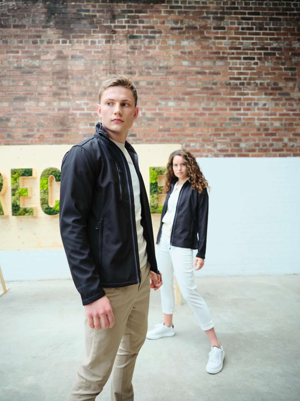 HONESTLY MADE RECYCLED PRINTABLE SOFTSHELL JACKET