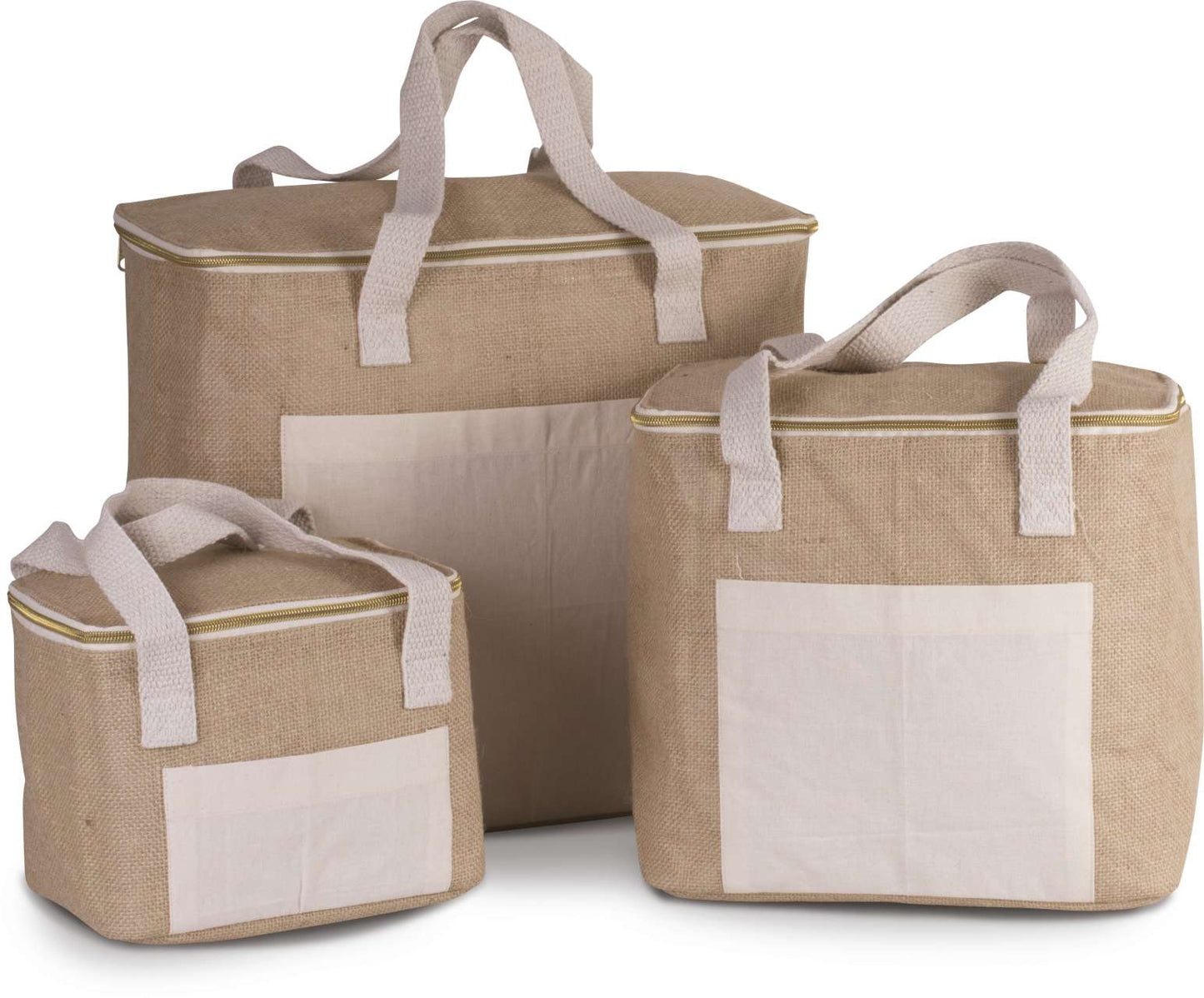 JUTE COOL BAG - MEDIUM SIZE