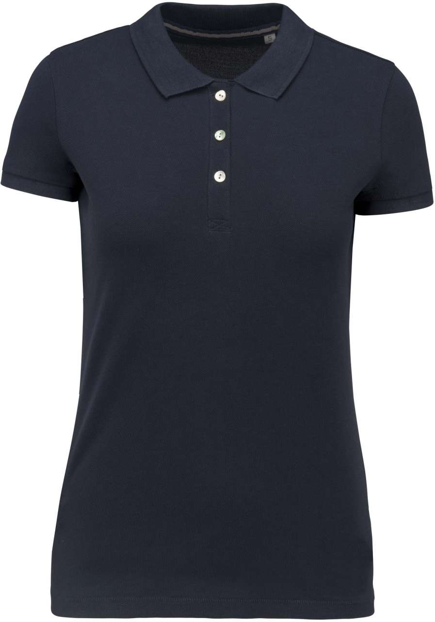 POLO À MANCHES COURTES EN SUPIMA® POUR FEMME