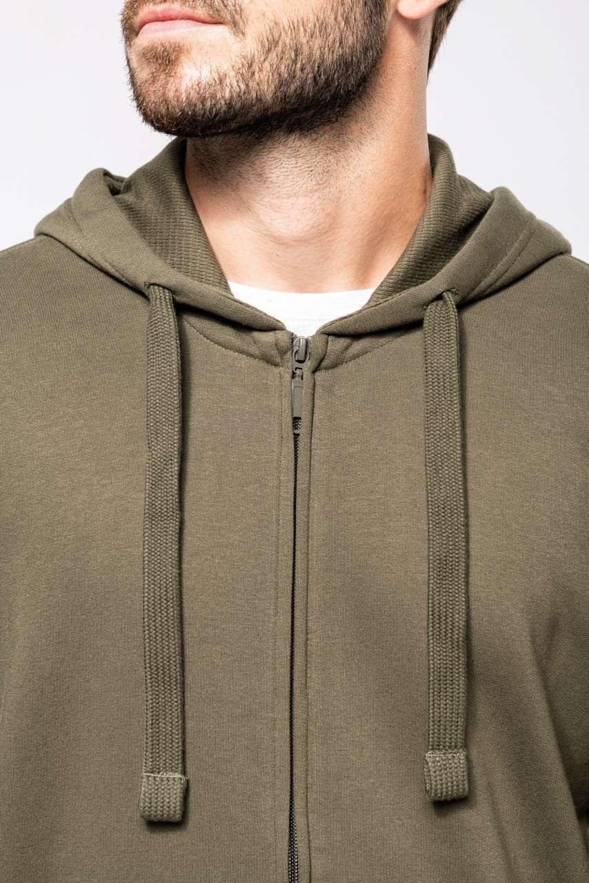 SWEAT-SHIRT À CAPUCHE AVEC FERMETURE ÉCLAIR POUR HOMME