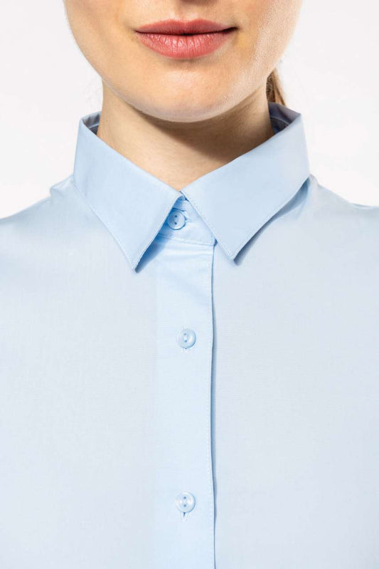 LADIES' LONG-SLEEVED STRETCH SHIRT