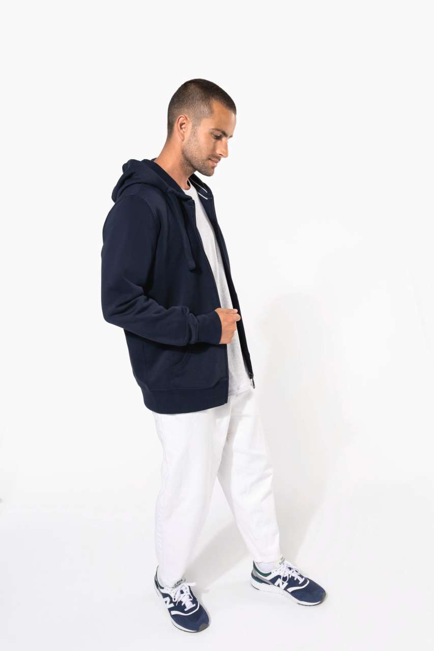 SWEAT-SHIRT À CAPUCHE AVEC FERMETURE ÉCLAIR POUR HOMME