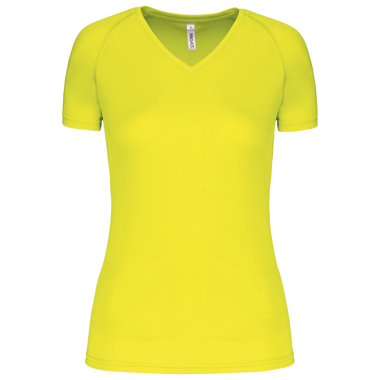 LADIES’ V-NECK SHORT SLEEVE SPORTS T-SHIRT