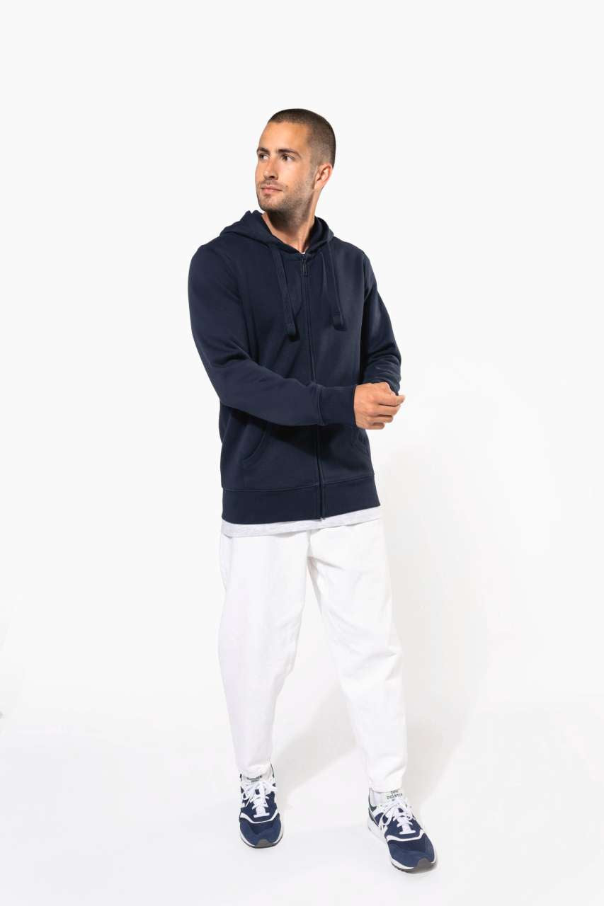 SWEAT-SHIRT À CAPUCHE AVEC FERMETURE ÉCLAIR POUR HOMME
