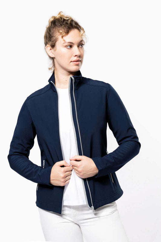 DAMEN 2-LAGIGE SOFTSHELLJACKE
